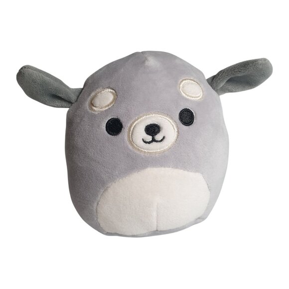 Brian Dog Squishmallows 5 In Gray White Plush Toy Collectable Stuffed Animal - Picture 1 of 6